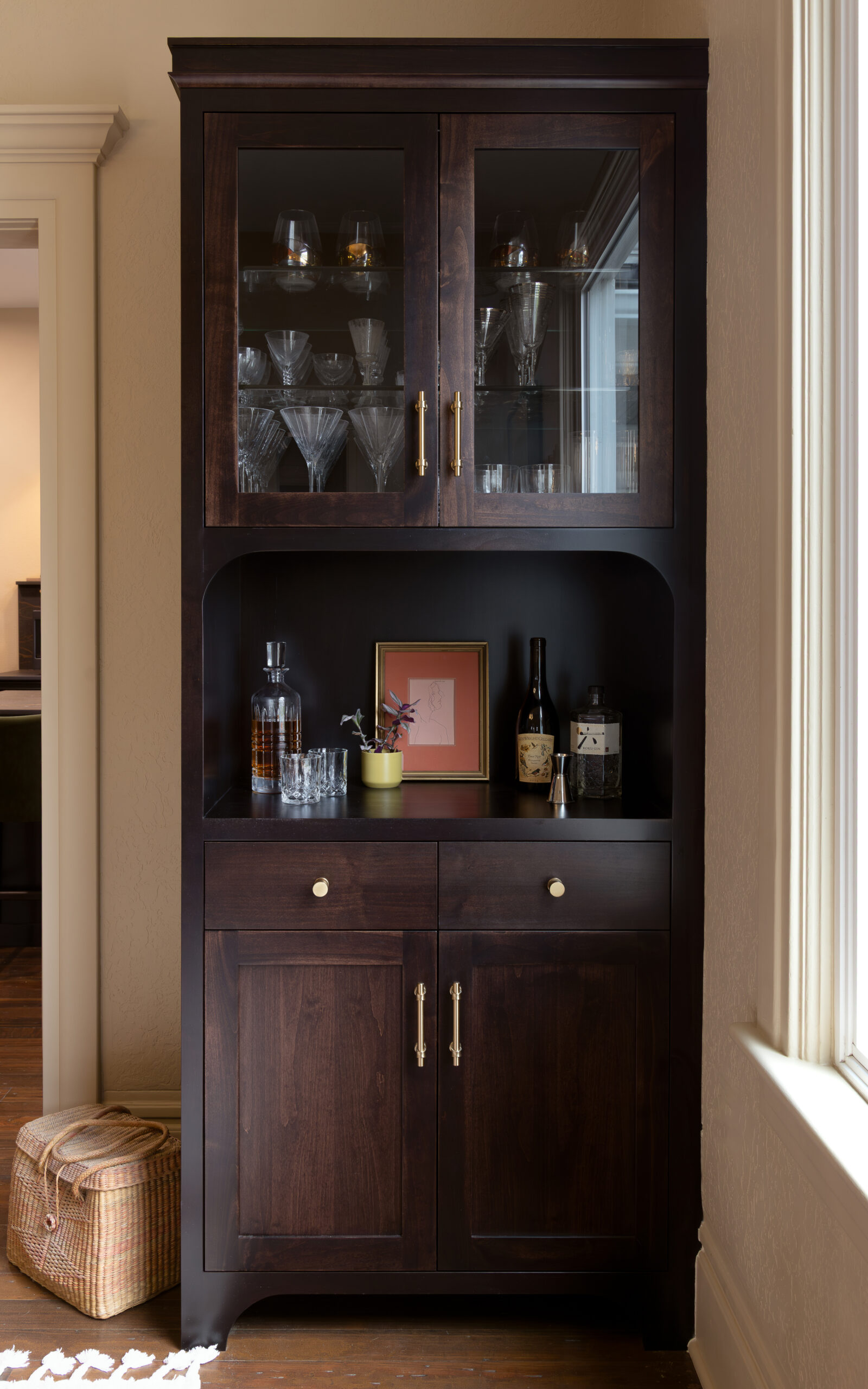 Custom furniture piece by ARKA Cabinets